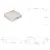Produktbild 9 för Stolphattar pyramid 6 st galvaniserad metall 101x101 mm
