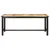 Produktbild 2 för Matbord 180x90x76 cm massivt grovt mangoträ