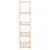 Produktbild 5 för Förvaringshylla 5 hyllor 2 st 80x38x170 cm massiv furu 250 kg