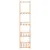 Produktbild 5 för Förvaringshylla 5 hyllor 5 st 80x38x170 cm massiv furu 250 kg