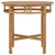 Produktbild 2 för Matbord Ø 80 cm massiv teak