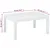 Produktbild 5 för Trädgårdsbord vit 78x55x38 cm plast