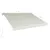 Produktbild 9 för Markis manuellt infällbar 400x300 cm gräddvit