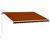 Produktbild 3 för Markis manuellt infällbar 400x300 cm orange och brun
