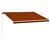 Produktbild 7 för Markis manuellt infällbar 450x300 cm orange och brun