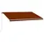 Produktbild 2 för Markis manuellt infällbar 500x300 cm orange och brun