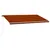 Produktbild 2 för Markis manuellt infällbar 600x300 cm orange och brun