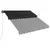 Produktbild 3 för Markis manuellt infällbar 350x250 cm antracit