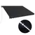 Produktbild 2 för Markis manuellt infällbar med LED 450x300 cm antracit