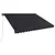 Produktbild 3 för Markis manuellt infällbar med LED 450x300 cm antracit