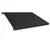 Produktbild 4 för Markis manuellt infällbar med LED 450x300 cm antracit