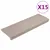 Produktbild 2 för Trappstegsmattor 15 st 65x21x4 cm taupe