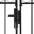 Produktbild 3 för Dubbelgrind med välvd topp 300x175 cm stål svart