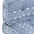 Produktbild 5 för Dyna till pallsoffa indigo tyg lappmönster