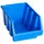 Staplingsbara sortimentslådor 20 st blå plast