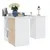 Produktbild 5 för Hörnskrivbord vit 145x100x76 cm konstruerat trä