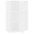 Produktbild 6 för Förvaringsskåp vit 60x29,5x90 cm konstruerat trä