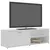 Produktbild 3 för Tv-bänk vit 120x34x37 cm konstruerat trä