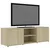 Produktbild 3 för TV-bänk sonoma-ek 120x34x37 cm konstruerat trä