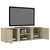 Produktbild 5 för TV-bänk sonoma-ek 120x34x37 cm konstruerat trä