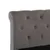 Produktbild 5 för Sängram grå sammet 100x200 cm