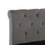 Produktbild 5 för Sängram grå sammet 200x200 cm