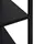 Hylla för mikrovågsugn svart 60x39,6x79,5 cm spånskiva