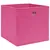 Produktbild 2 för Förvaringslådor 4 st rosa 32x32x32 cm tyg