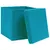Produktbild 3 för Förvaringslådor med lock 10 st babyblå 32x32x32 cm tyg