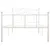 Produktbild 3 för Sängram vit metall 100x200 cm
