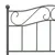 Produktbild 5 för Sängram grå metall 100x200 cm