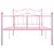 Produktbild 3 för Sängram rosa metall 90x200 cm