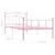 Produktbild 6 för Sängram rosa metall 100x200 cm
