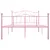 Produktbild 3 för Sängram rosa metall 120x200 cm
