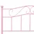 Produktbild 5 för Sängram rosa metall 120x200 cm