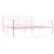 Produktbild 6 för Sängram rosa metall 180x200 cm