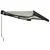 Produktbild 3 för Markis manuell 300x250 cm gräddvit
