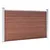 Produktbild 2 för Staketpanel WPC 526x106 cm brun
