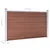 Produktbild 9 för Staketpanel WPC 526x106 cm brun