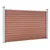Produktbild 3 för Staketpanel WPC 872x106 cm brun