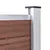 Produktbild 4 för Staketpanel WPC 872x106 cm brun