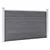 Produktbild 2 för Staketpanel WPC 526x106 cm grå
