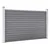 Produktbild 3 för Staketpanel WPC 526x106 cm grå