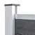 Produktbild 4 för Staketpanel WPC 526x106 cm grå