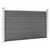Produktbild 2 för Staketpanel WPC 699x106 cm grå