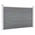 Produktbild 3 för Staketpanel WPC 699x106 cm grå
