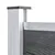 Produktbild 4 för Staketpanel WPC 699x106 cm grå