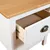Produktbild 6 för Nattduksbord Hill 2 st vit 46x35x49,5 cm massiv furu