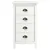 Produktbild 2 för Skänk Hill vit 46x35x80 cm massiv furu
