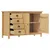 Produktbild 3 för Skänk Hill honungsbrun 130x40x80 cm massiv furu